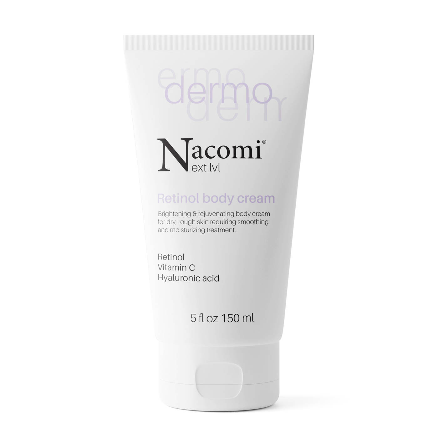 Nacomi Next LvL Dermo Retinol Cremă de corp cu retinol și vitamina C 150ml