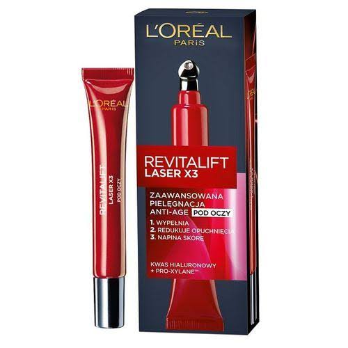 Loreal Revitalift Laser x3 Cremă de ochi antirid pentru ochi Loreal Revitalift Laser x3