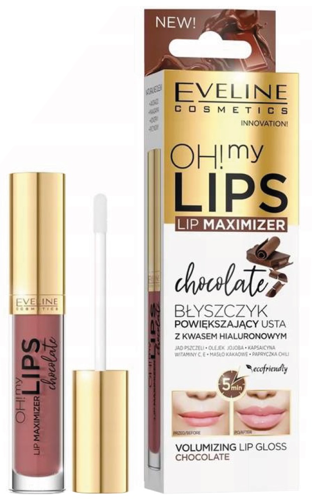 Eveline Oh! My Lips Magnifying Lip Gloss Chocolate