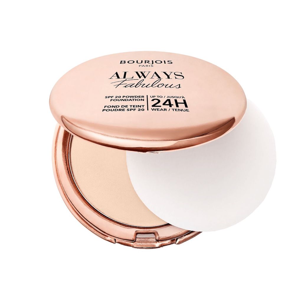 Bourjois Always Fabulous Pudră Ultra-Ușoară cu Acoperire și SPF20 100 Rose Ivory 7g