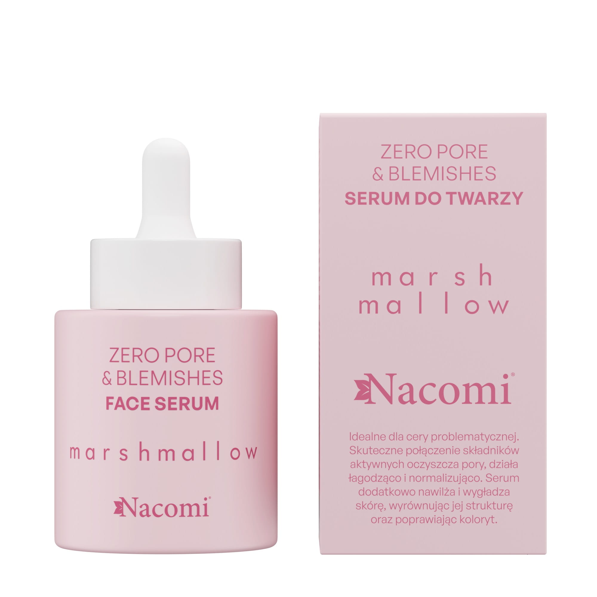 Serul de față Nacomi Marshmallow Zero Pore & Blemishes 30ml