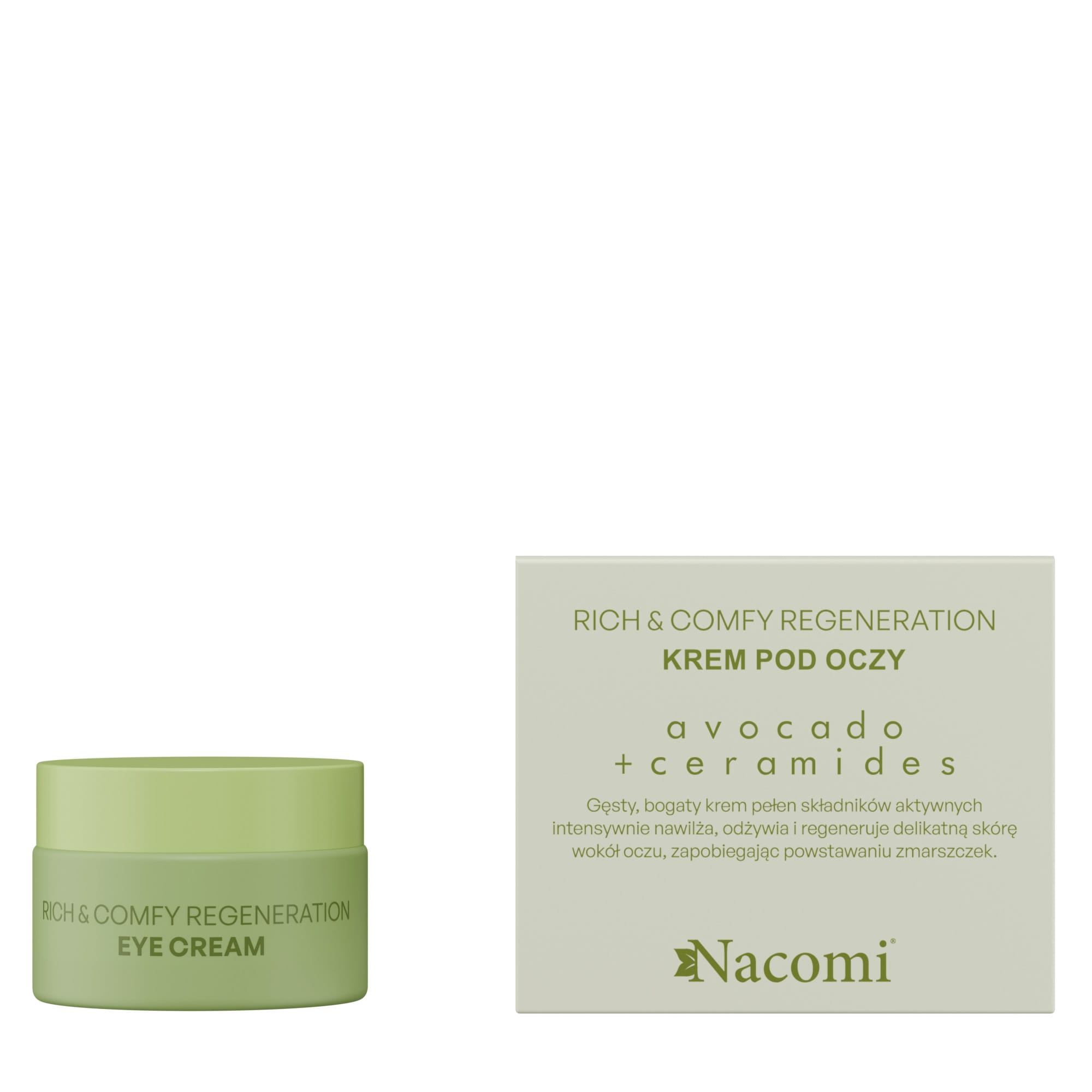 Nacomi Avocado + Ceramides Eye Cream 15ml