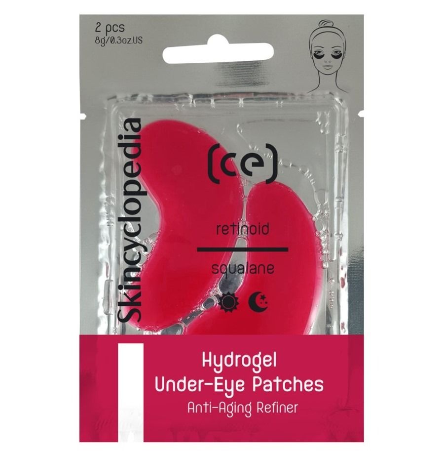 SkinCyclopedia Plasturi pentru ochi din hidrogel cu retinol, squalane, acid hialuronic și colagen 2 bucăți