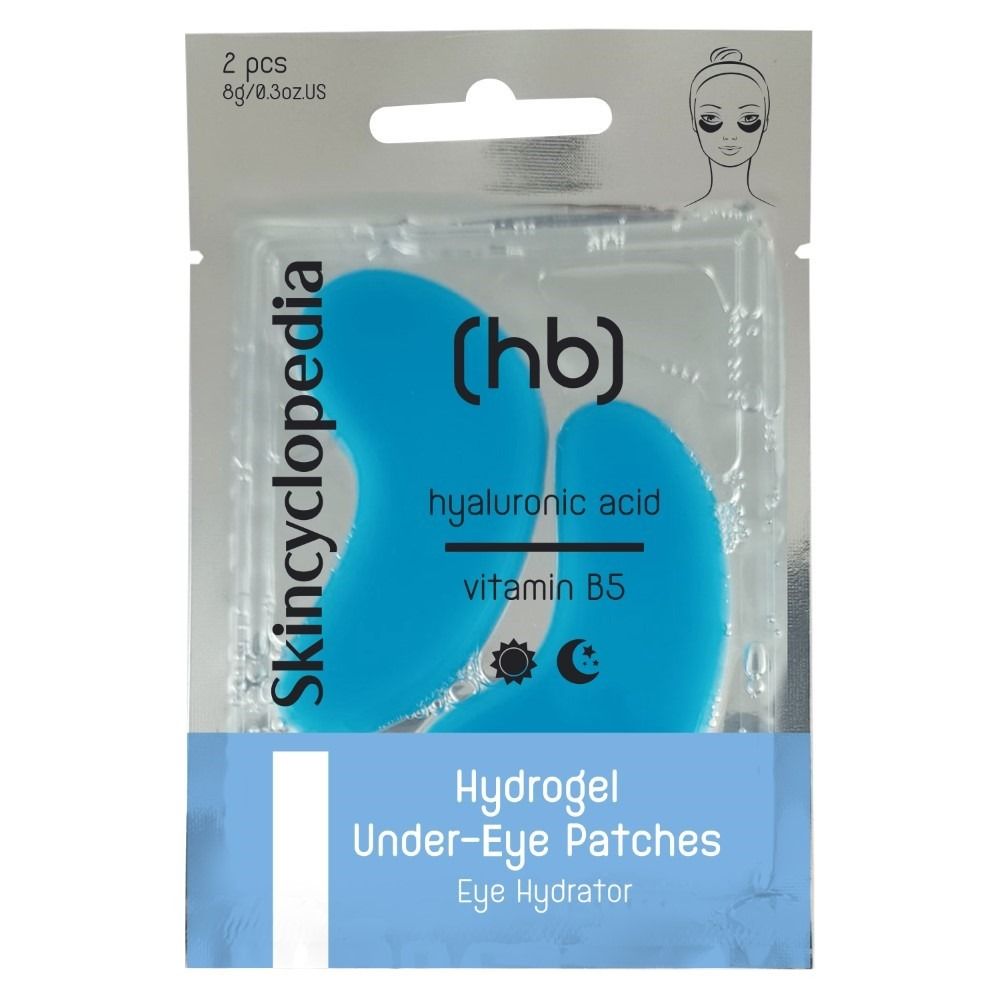 SkinCyclopedia Plasturi hidrogel pentru ochi cu acid hialuronic, vitamina B5, nicinamidă, ceramide și colagen 2 bucăți
