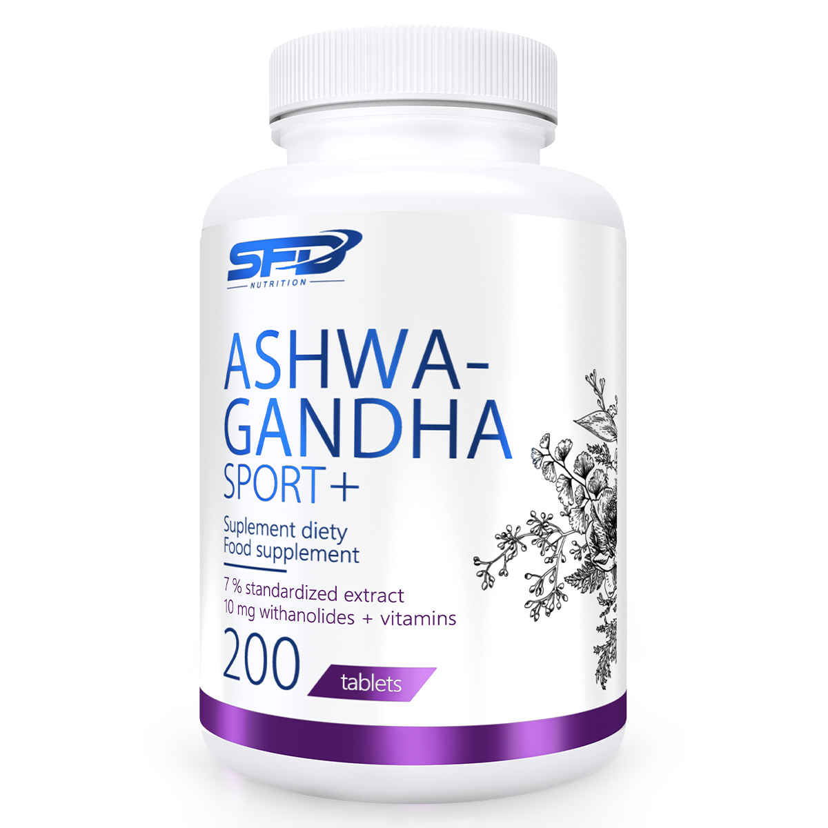 SFD Ashwa-Gandha Sport+ Supliment alimentar 200 comprimate