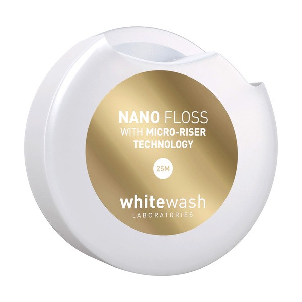 WhiteWash Nano Floss Ață dentară extensibilă cu nanohidroxiapatită 25m