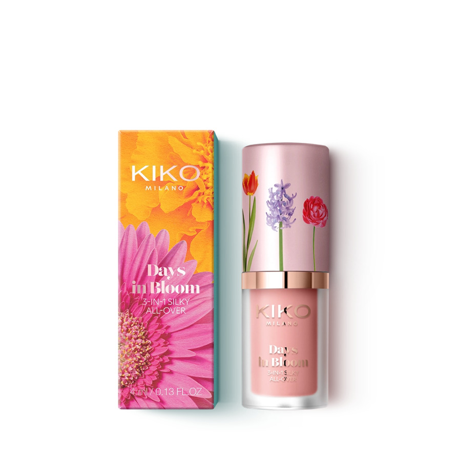 KIKO Milano Days in Bloom Fluid universal 3 în 1 02 Rose Dreams