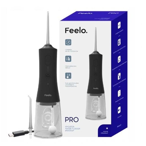 Feelo PRO Oral Hygiene Irrigator fără fir negru
