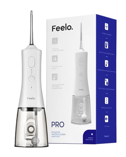 Feelo PRO Oral Hygiene Irrigator fără fir alb