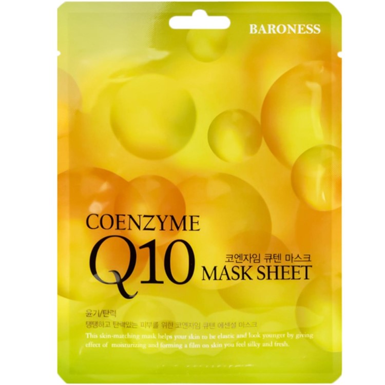 BARONESS Q10 Coenzima Coenzima Mască de foi 21g