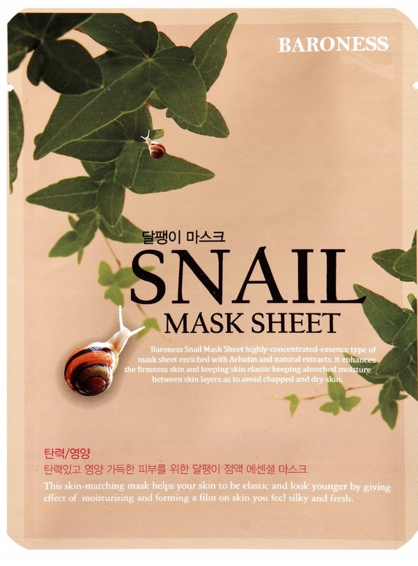 BARONESS Snail Mucus Snail Mucus Sheet Mask 21g