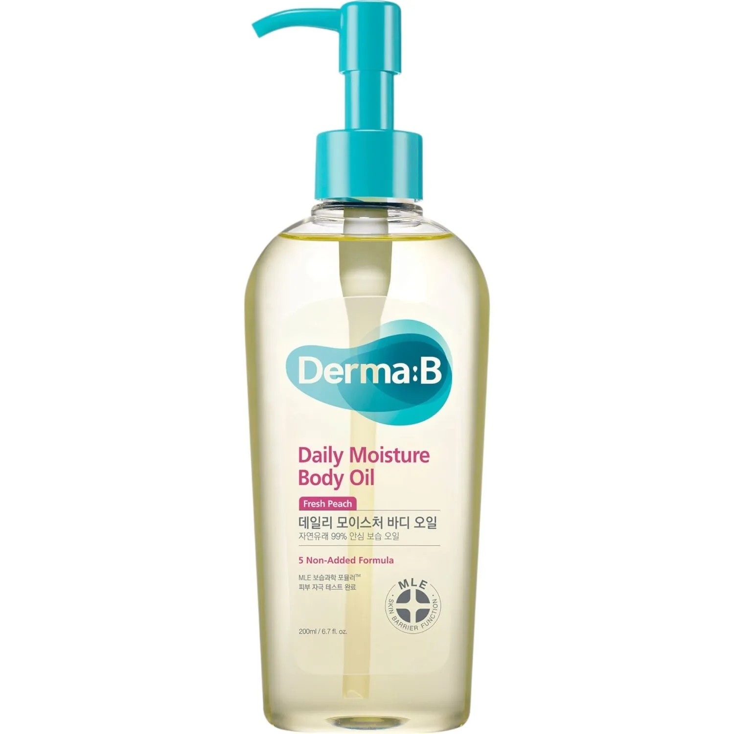 Derma:B Daily Moisture Ujędrniający Olejek do Ciała Fresh Peach 200ml
