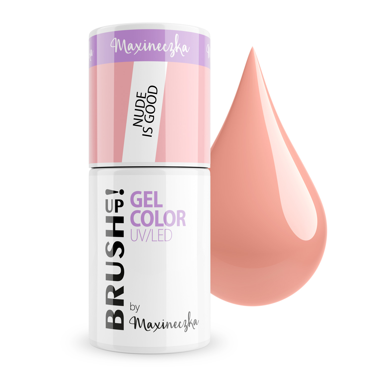 Brush Up! by Maxineczka Color Gel UV LED Nude Is Good Lac de unghii 5g