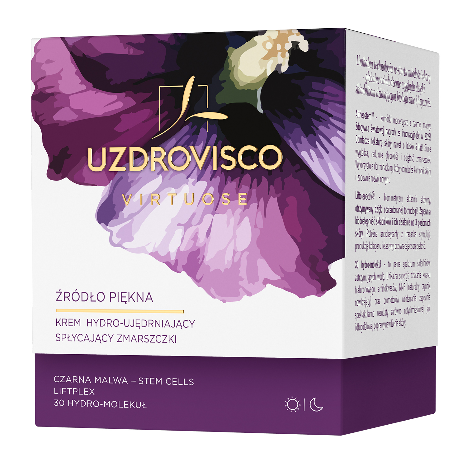 Uzdrovisco Virtuose Source of Beauty Cremă de înfrumusețare a ridurilor și de fermitate Hydro Firming Cream 50ml