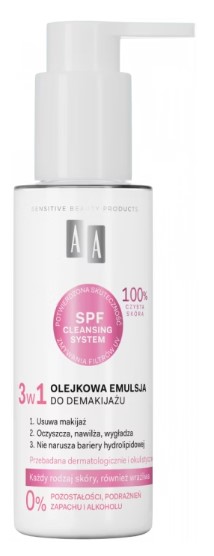 AA Pure Derma Pure Derma Emulsie demachiantă pe bază de ulei 3în1 150ml