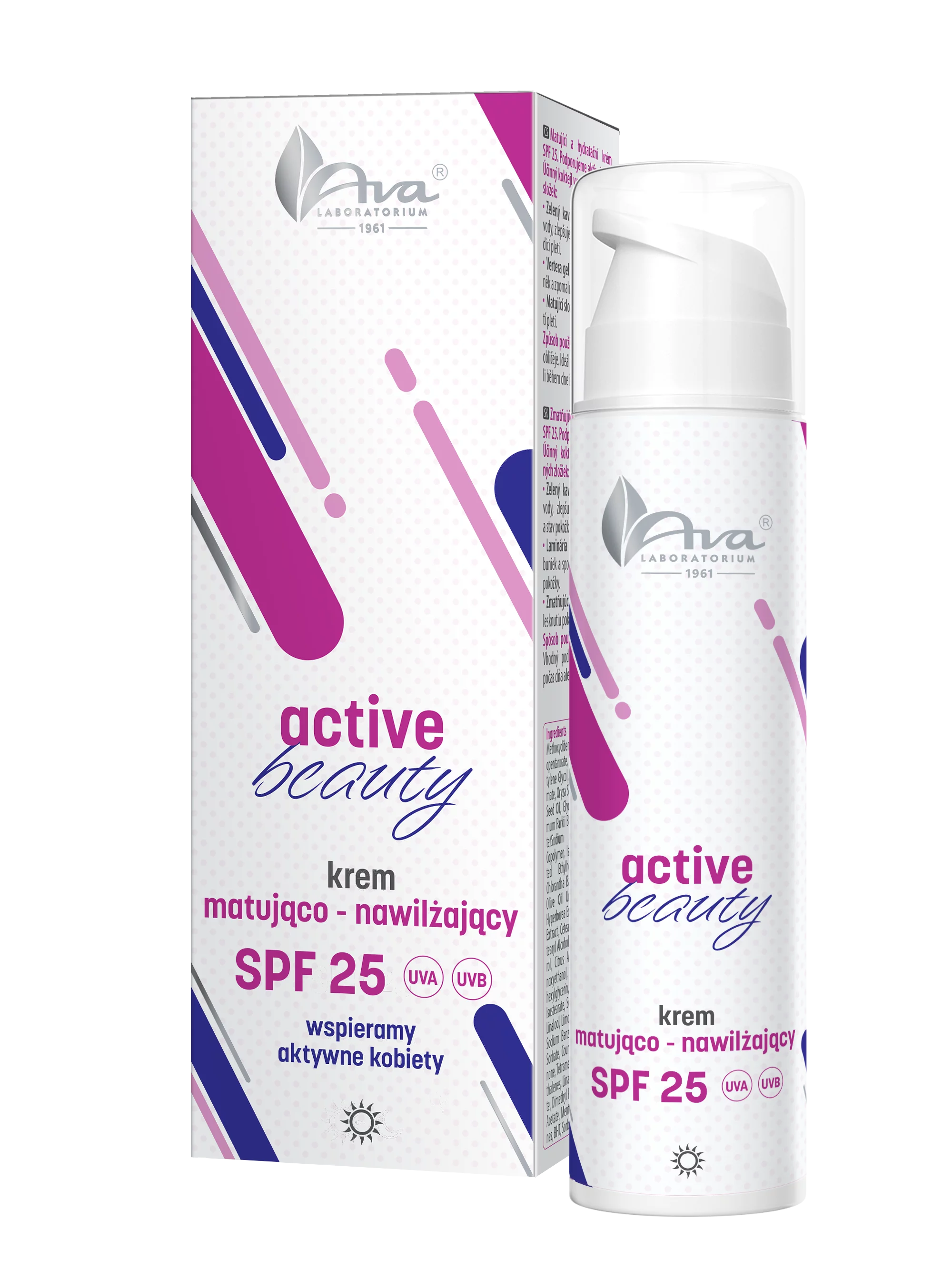 Ava Active Beauty Cremă de față matifiantă și hidratantă SPF25 50ml