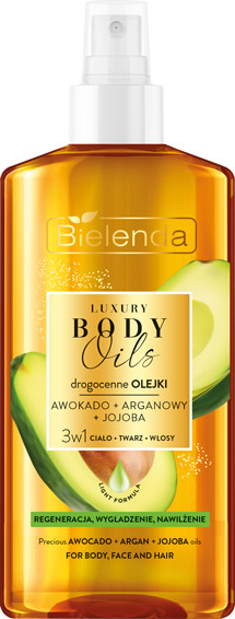 Bielenda Luxury Body Oil Avocado 3in1 Regeneration 150ml