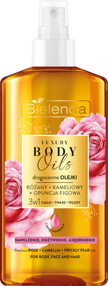 Bielenda Luxury Body Oil Ulei de corp cu trandafiri 3in1 Hydration 150ml