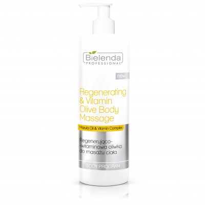 Bielenda Professional Regenerative și bogate în vitamine Masaj corporal cu măsline 500ml