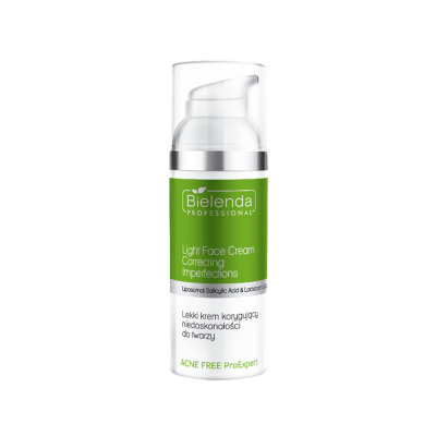 Bielenda Professional Acne Free Acne Free ProExpert Light Face Cream Corectarea imperfecțiunilor 50ml