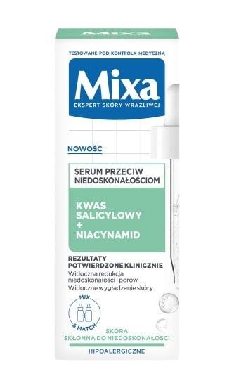Mixa Serum împotriva imperfecțiunilor cu acid salicilic și niacinamidă 30ml