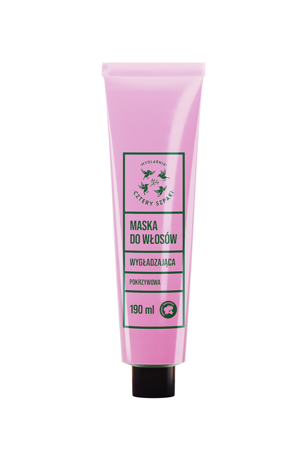 Mydlarnia Cztery Szpaki Mască de păr de urzică netedă 190ml