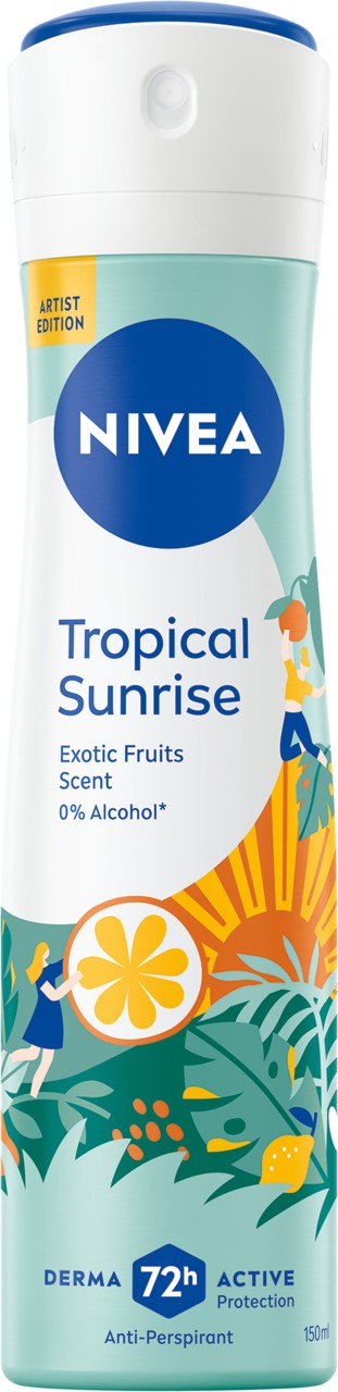 NIVEA Tropical Sunrise Antyperspirant Spray 150ml