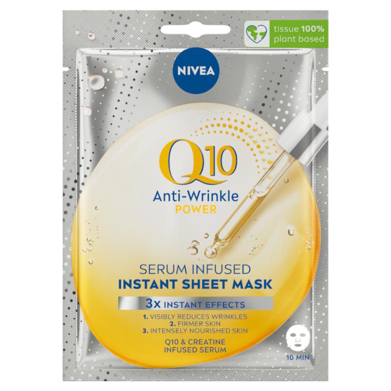 Masca NIVEA Q10 Anti-Wrinkle Power Sheet Mask