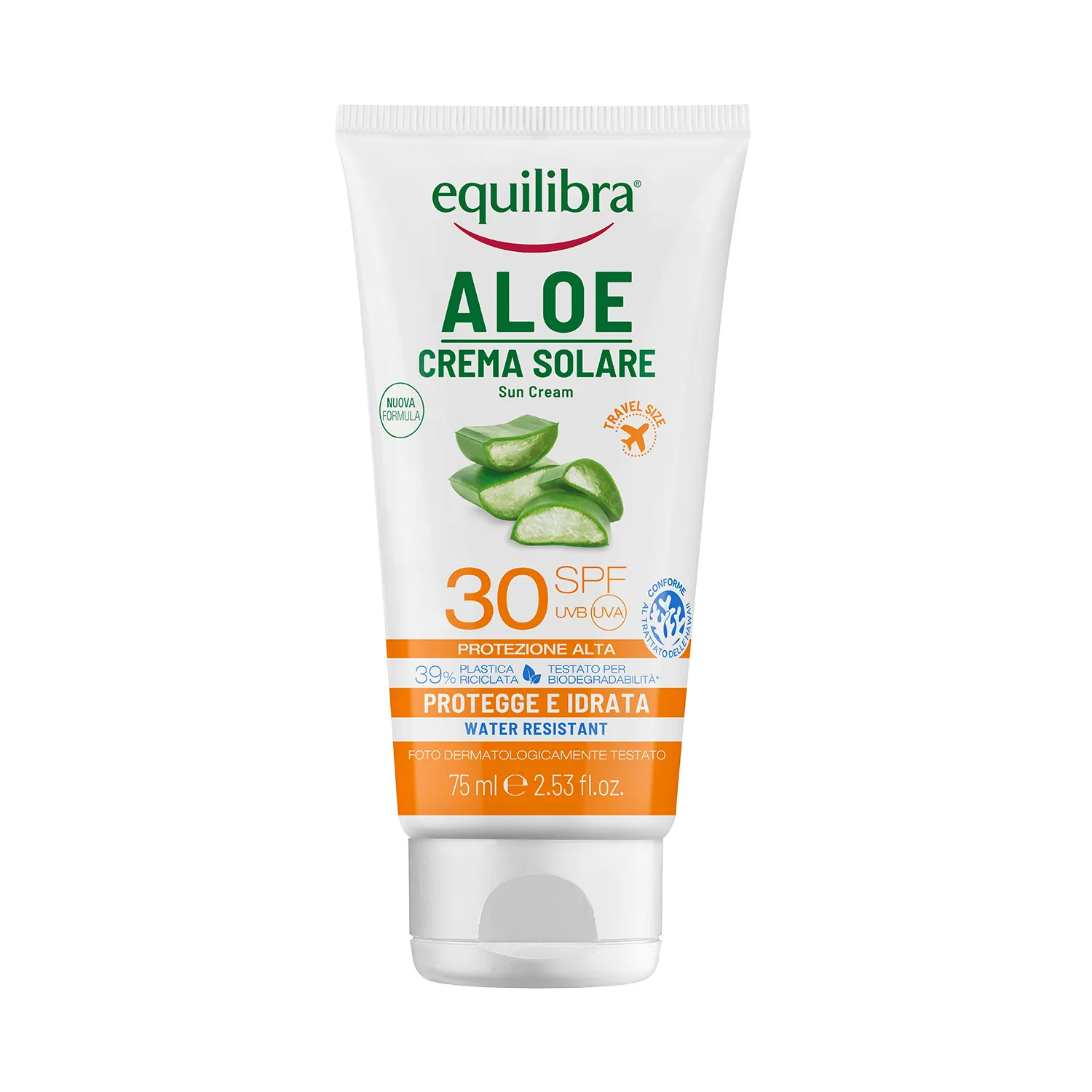 Equilibra Aloe Sunscreen SPF30+ 75ml