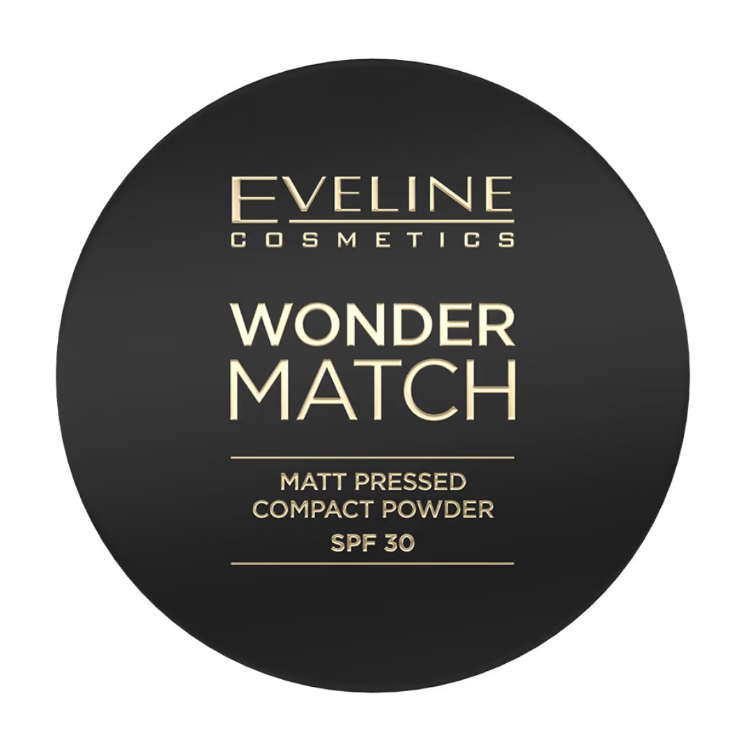 Eveline Wonder Match Pudră presată matifiantă SPF30 02 Bej mediu