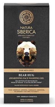 Natura Siberica Bear Hug Gel de curățare facială stimulantă 150ml