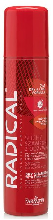 Farmona Radical Șampon uscat cu balsam pentru păr deteriorat și slăbit 180ml