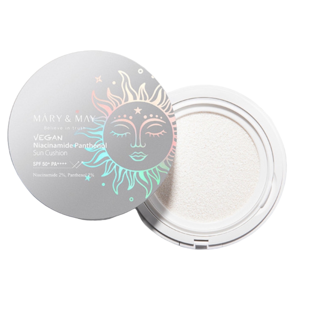 Mary & May Vegan Niacinamide Panthenol Cushion SPF50+ 25g