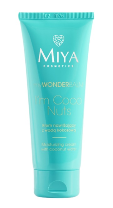 MIYA myWONDERBALM Cremă hidratantă cu apă de nucă de cocos Im Coco Nuts 75ml