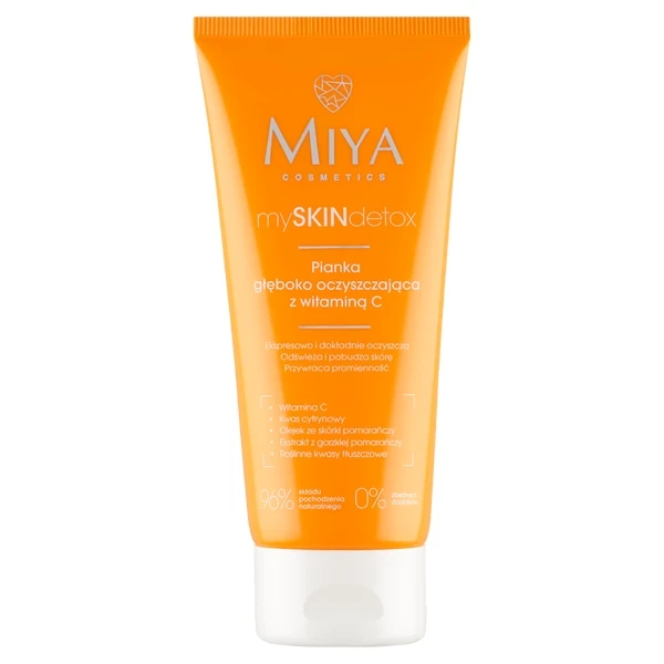 MIYA mySKINdetox Spumă de curățare profundă cu vitamina C 100ml