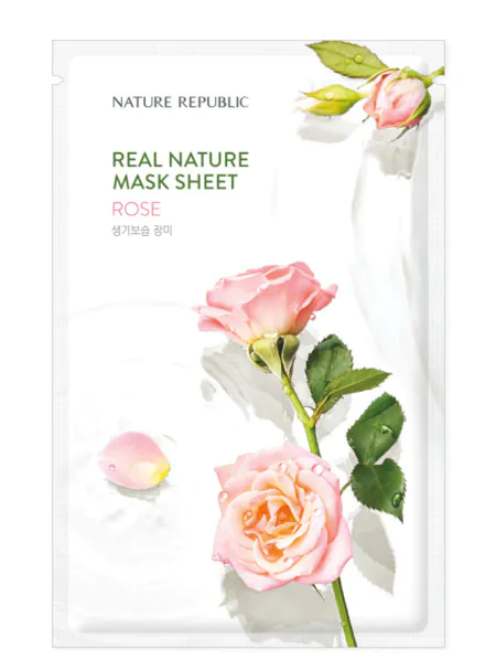 Mască de foi Nature Republic Rose