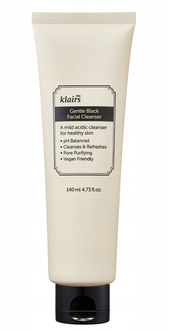 Klairs Gentle Black Facial Cleanser Foam 140ml