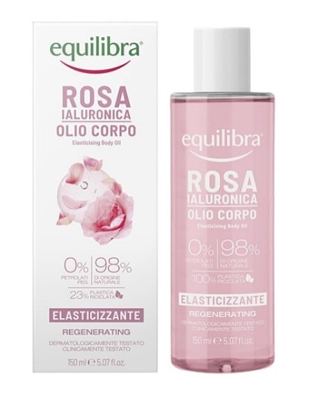 Equilibra Rosa Ialuronica Ulei de corp fermecător cu acid hialuronic 150ml