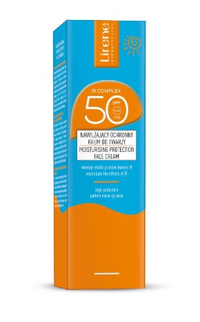 Lirene Cremă de față hidratantă și protectoare SPF50+ 40ml