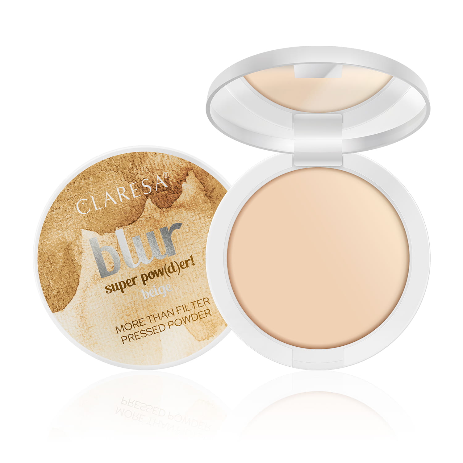 Claresa Pudră presată Blur Beige Super Powder 10g