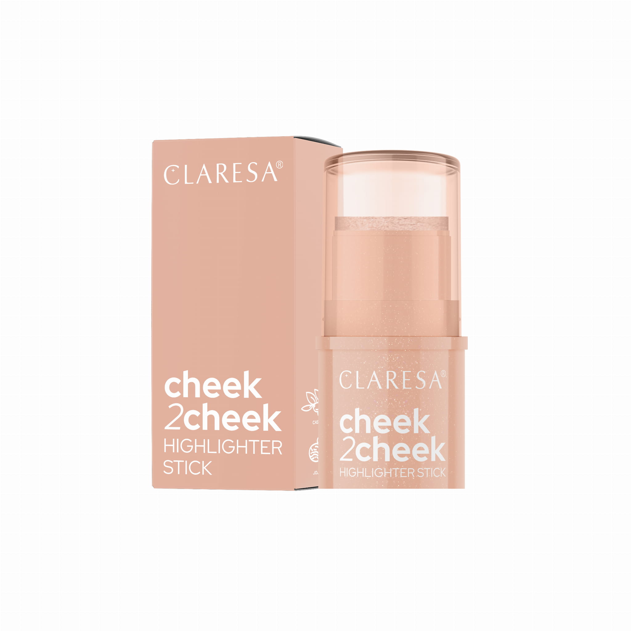 Claresa Cheek 2 Cheek Highlighter Stick 01 Pearl Shine