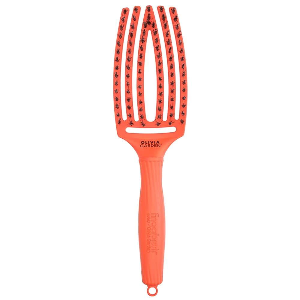 Olivia Garden Fingerbrush Care Perie de păr Iconic Orange Dream