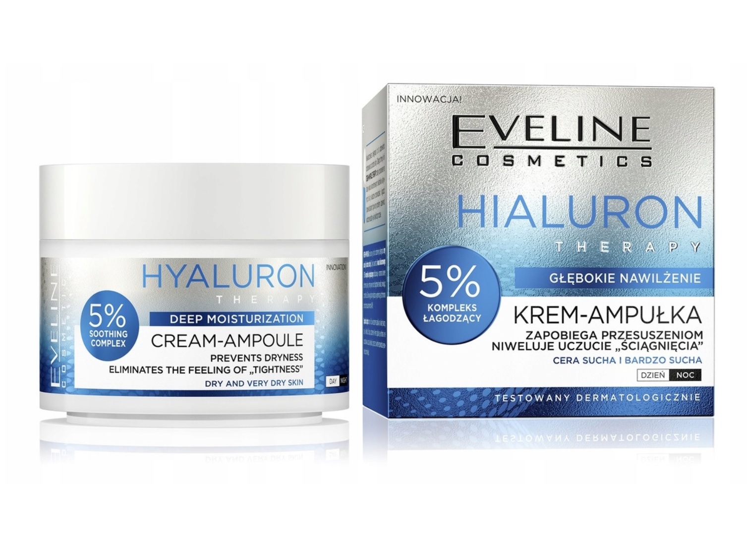 Eveline Hyaluron Deep Moisture Cream-Ampoule 50ml