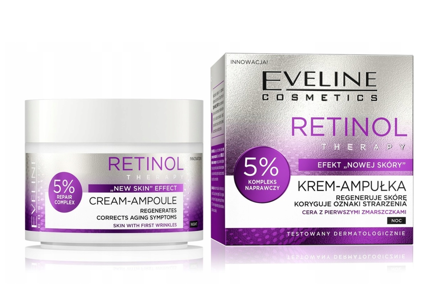 Eveline Retinol Cream-Ampoule New Skin Effect 50ml
