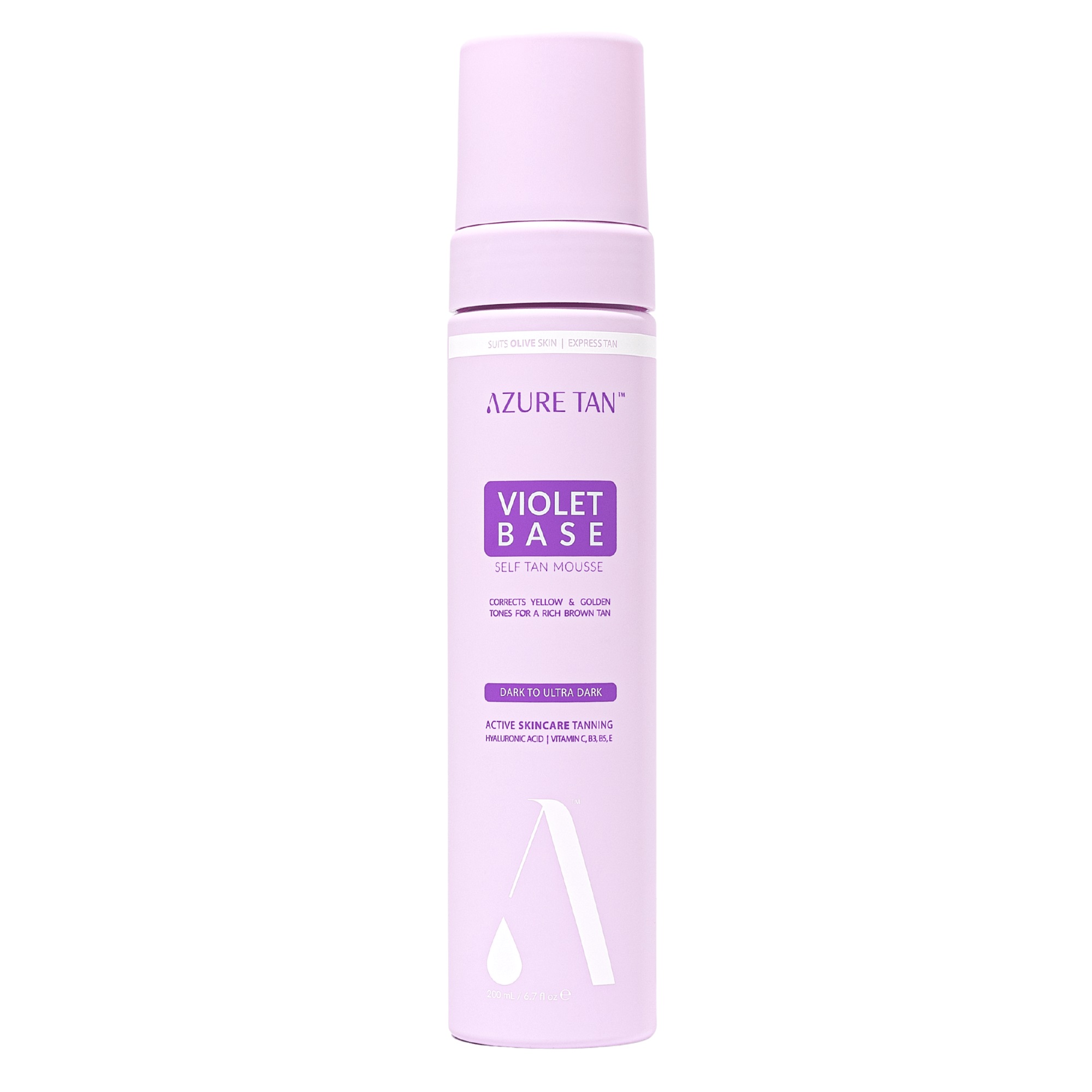 Azure Tan Violet Base Samoopalająca Pianka Dark to Ultra Dark 200ml