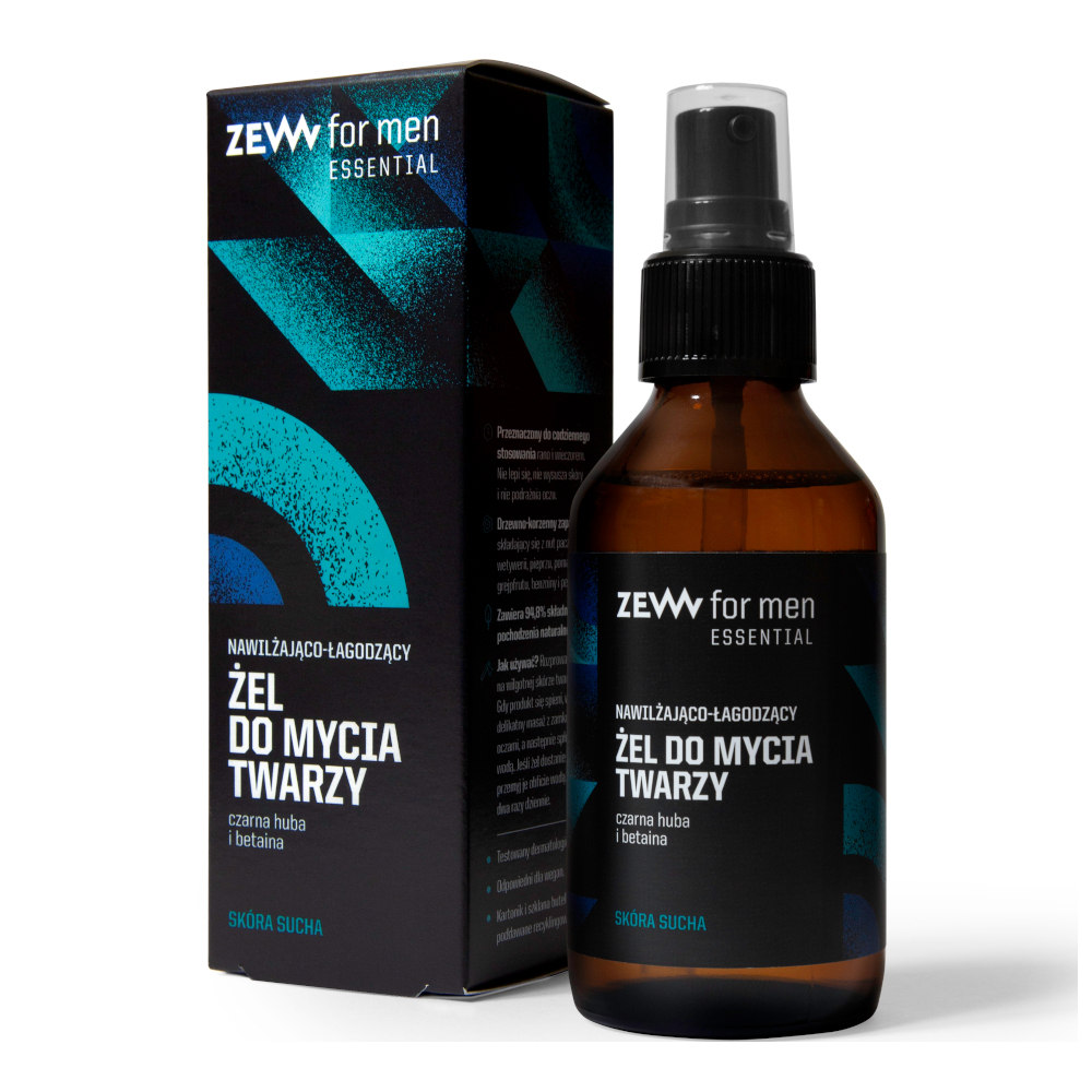 ZEW Gel de spălare a feței hidratant și calmant pentru pielea uscată 100ml
