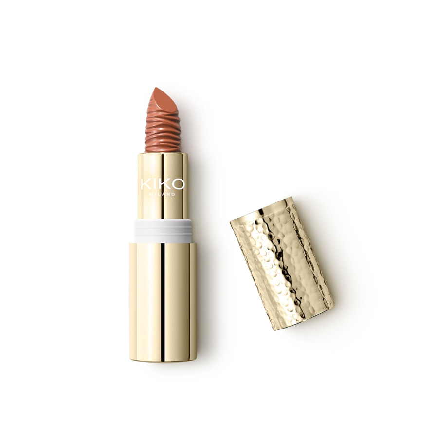KIKO Milano Gold Reflections Ruj cremos și hrănitor cu SPF30 04 Nucșoară naturală