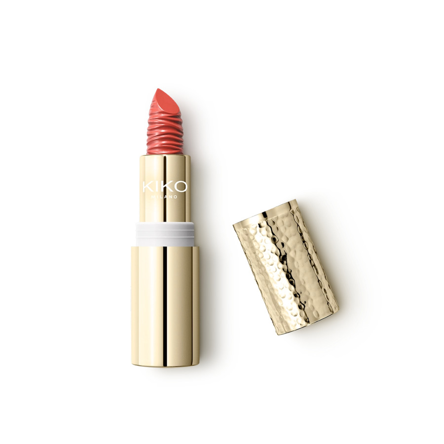 KIKO Milano Gold Reflections Ruj cremos și hrănitor cu SPF30 06 Exotic Watermelon 06 Exotic Watermelon