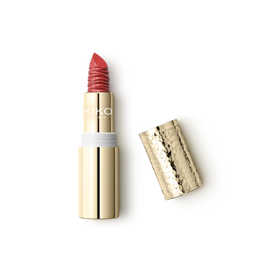 KIKO Milano Gold Reflections Ruj cremos și hrănitor cu SPF30 07 Alluring Red