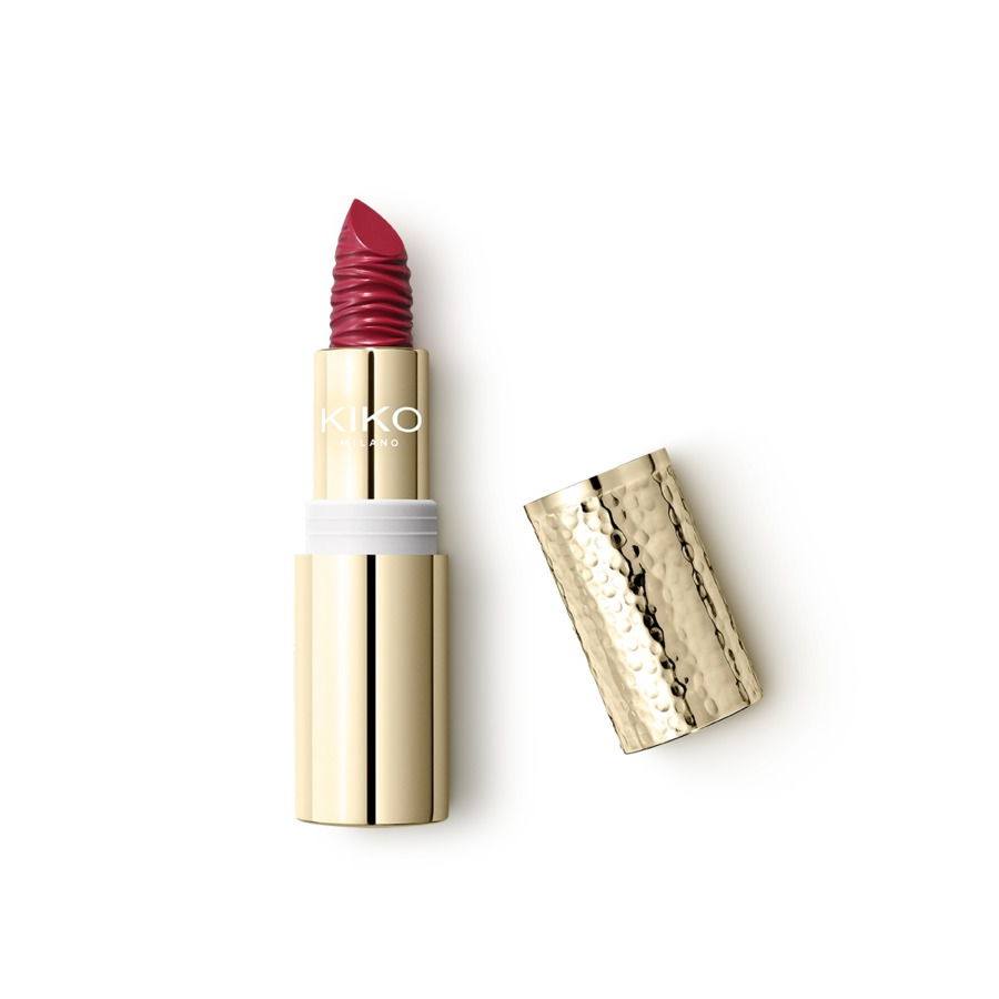 KIKO Milano Gold Reflections Ruj cremos și hrănitor cu SPF30 08 Seductive Cherry